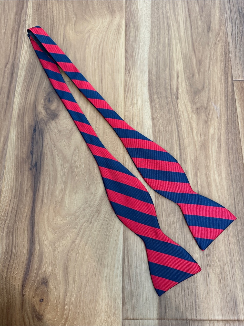 Bruno Piatelli Silk Bow Tie - Red / Blue - Adjustable